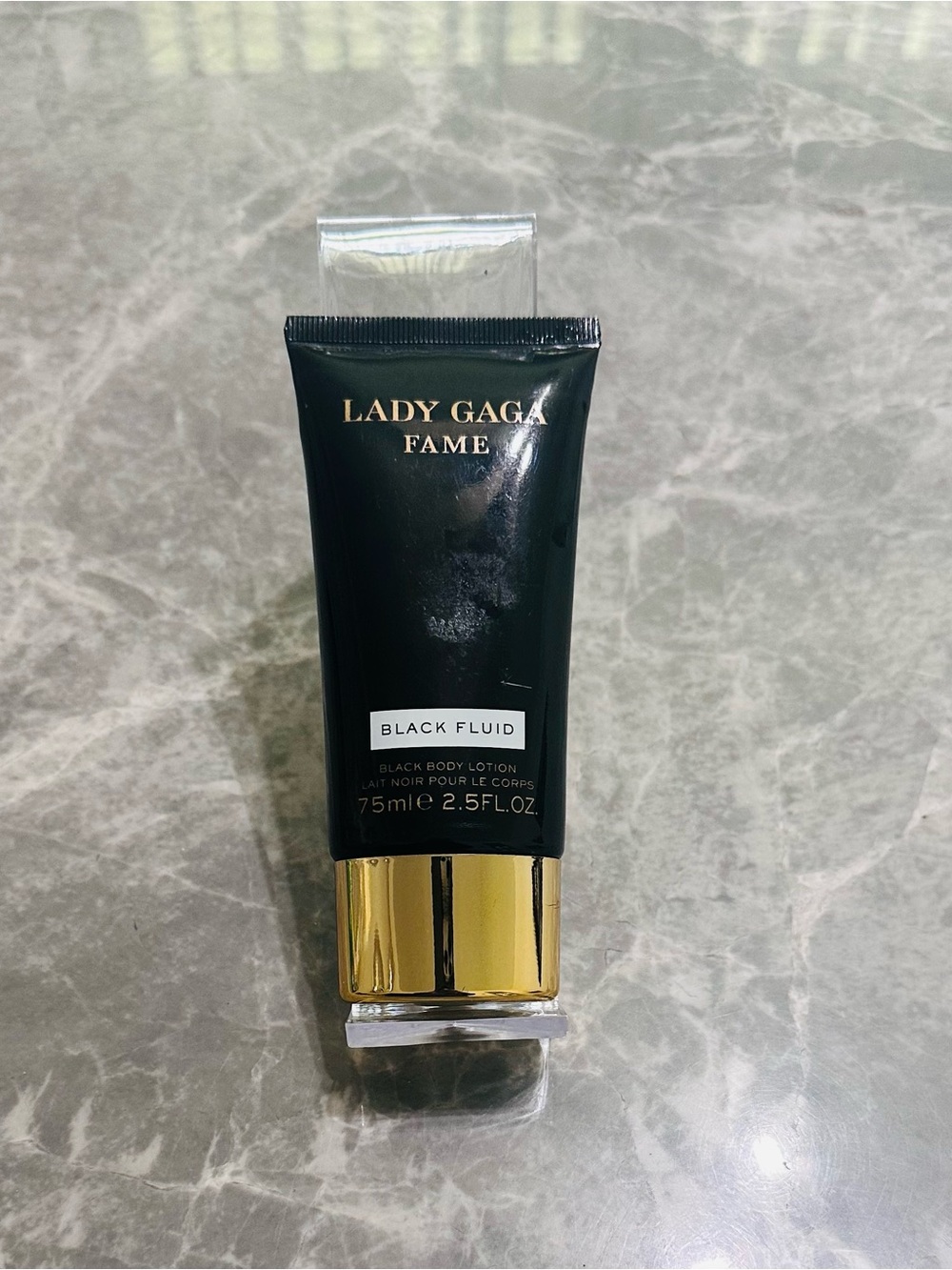 Lady Gaga Fame Black Fluid Black Body Lotion - Black